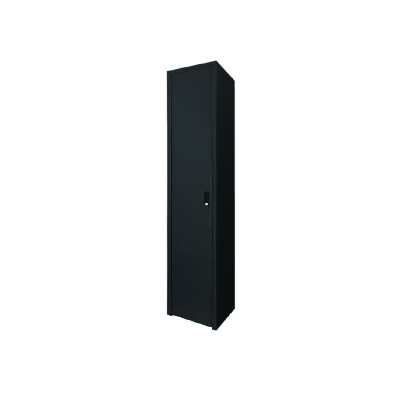 Gabinete Metalico Muliusos 5 Entrepaños 1 Puerta Color Negro