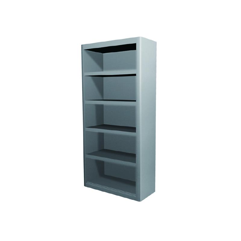 Gabinete Metalico sin puertas - Librero Metalico Color Gris