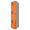 Locker Color Naranja - 3 Puertas