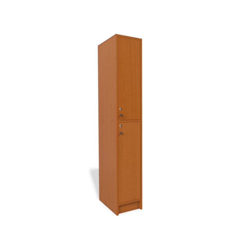 LOCKER DE MADERA 2 PUERTAS