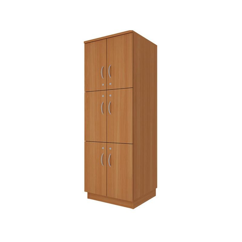 LOCKER DE MADERA 3 PUERTAS